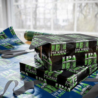 Funny St Patricks Day Beer Lover Wrapping Paper Roll IPA Lot When I Drink Irish Beer Drinking