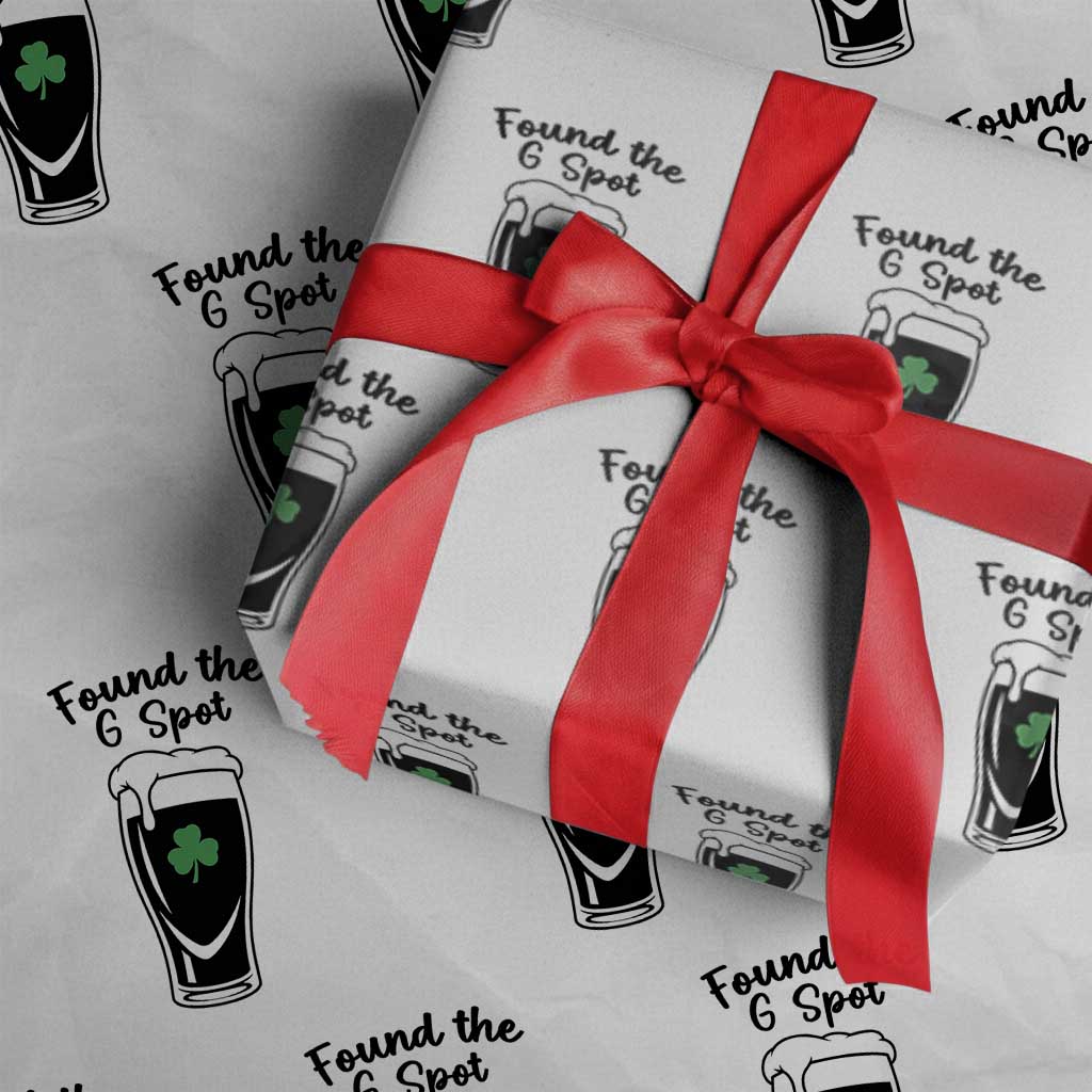 Funny St Patrick’s Day Beer Wrapping Paper Roll Found The G Spot