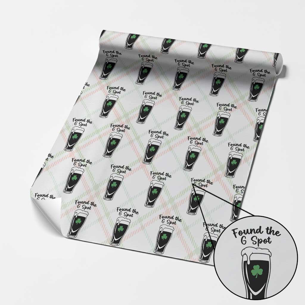 Funny St Patrick’s Day Beer Wrapping Paper Roll Found The G Spot