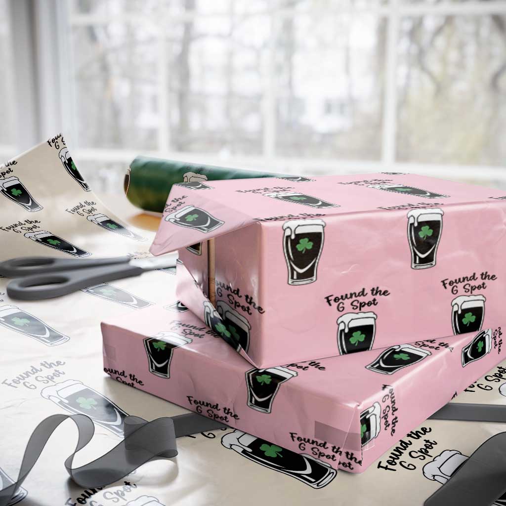 Funny St Patrick’s Day Beer Wrapping Paper Roll Found The G Spot