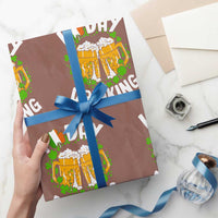 Funny St Patricks Day Wrapping Paper Roll I Love Day Drinking Beer Lover Drink Team