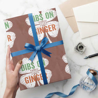 Funny St Patricks Day Dibs On The Ginger Wrapping Paper Roll Irish Redhead Shamrock