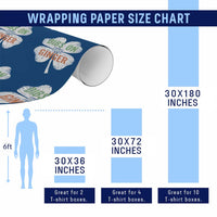Funny St Patricks Day Dibs On The Ginger Wrapping Paper Roll Irish Redhead Shamrock