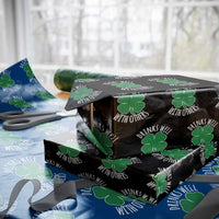 Funny St Patricks Day Drinking Wrapping Paper Roll Drinks Well With Others Drunk Beer Lucky Shamrock - Wonder Print Shop
