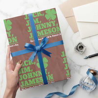 Funny St Patricks Day Irish Fathers Jack Jim Johnny Jameson Wrapping Paper Roll
