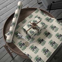 Funny St Patricks Day Raccoon Drinking Beer Wrapping Paper Roll If I Shenan Once I'll Shenanigan