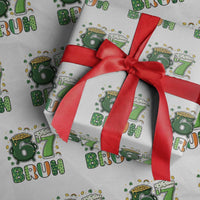 Funny St Patricks Day Six Seven Meme Wrapping Paper Roll Irish American Gift