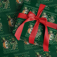 Funny St Patricks Six Seven Wrapping Paper Roll Gen Z Irish Gift