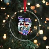 Funny Statue Of Liberty Six Seven Meme Crystal Glass Ornament What The Hell Is 67 Gift - Wonder Print Shop