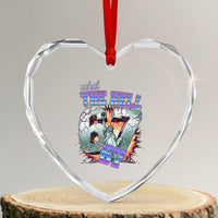 Funny Statue Of Liberty Six Seven Meme Heart Crystal Glass Ornament What The Hell Is 67 Gift - Wonder Print Shop