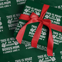 Funny Stepmom Wrapping Paper Roll This Is What An Awesome Bonus Mom Looks Like