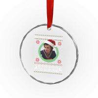 Funny Stranger Xmas Survival Wishes Crystal Glass Ornament All I Want for Christmas is Steve to Survive Fan Gift - Wonder Print Shop
