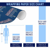 Funny Student Nurse Life Wrapping Paper Roll Eat Sleep Clinicals Panic Study Repeat