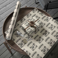 Funny Stupid Canadian Wolf Bird Wrapping Paper Roll Funny Common Loon Newspaper LGBT Hockey