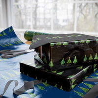 Funny Subtle FDT Resist Xmas Wrapping Paper Roll Fraser Douglass Trojan Xmas Tree - Wonder Print Shop
