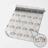 Funny Summer Plans Wrapping Paper Roll Refreshing Tropical Cocktail Lover Gift