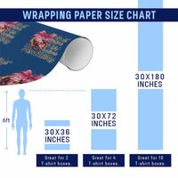 Funny Suspect Never Sticks To Her New Years Resolutions Wrapping Paper Roll Coquette Disco Ball - Wonder Print Shop