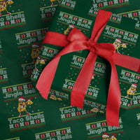 Funny Taco Christmas Wrapping Paper Roll Jigle Bells Taco Shells - Wonder Print Shop