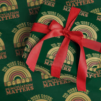 Funny Taco English Teacher Wrapping Paper Roll No More Tacos Punctuation Matters - Wonder Print Shop