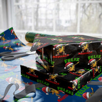 Funny Taco Mexican Christmas Wrapping Paper Roll Feliz Navitaco - Wonder Print Shop