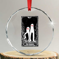 Funny Tarot Card Graphic Fresno Nightcrawlers Lover Crystal Glass Ornament Cryptid Gift - Wonder Print Shop