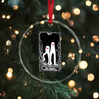 Funny Tarot Card Graphic Fresno Nightcrawlers Lover Crystal Glass Ornament Cryptid Gift - Wonder Print Shop