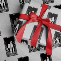 Funny Tarot Card Graphic Fresno Nightcrawlers Lover Wrapping Paper Roll Cryptid Gift - Wonder Print Shop