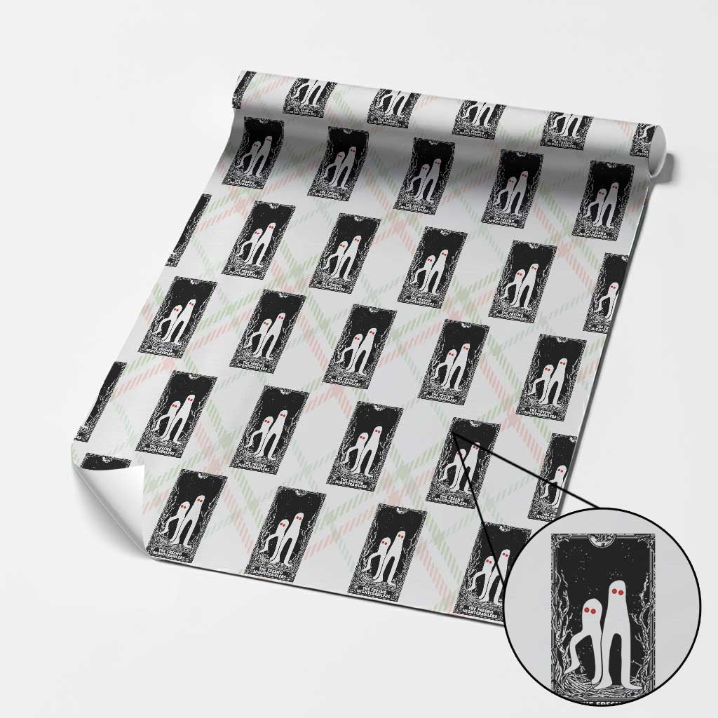 Funny Tarot Card Graphic Fresno Nightcrawlers Lover Wrapping Paper Roll Cryptid Gift - Wonder Print Shop