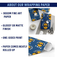 Funny Tater Tot Wrapping Paper Roll Taters Gonna Tate Tots Meme Potato Made Foodie Lover