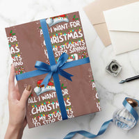 Funny Teacher Christmas 67 Wrapping Paper Roll Students Stop Saying 6-7 Six Seven - Wonder Print Shop
