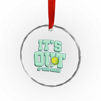 Funny Tennis Player Gift Crystal Glass Ornament It Is Out Of Your Reach - Wonder Print Shop