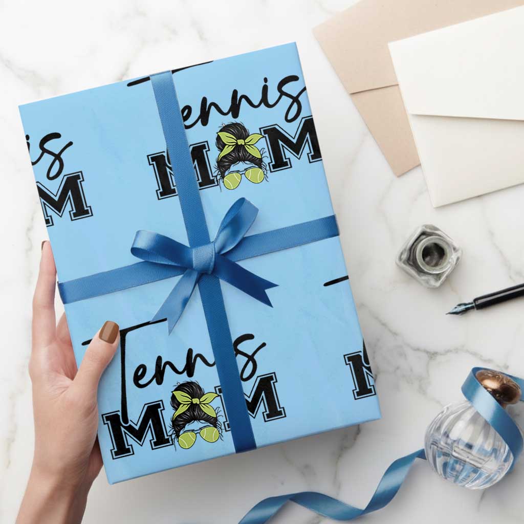 Funny Tennis Player Gift For Tennis Mom Wrapping Paper Roll - Wonder Print Shop