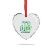 Funny Tennis Player Gift Heart Crystal Glass Ornament It Is Out Of Your Reach - Wonder Print Shop
