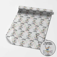 Funny Tennis Quote Wrapping Paper Roll Grandma Is My Name Tennis Is My Game - Wonder Print Shop