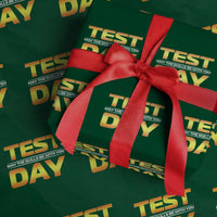 Funny Test Day Wrapping Paper Roll May The Skills Be With You Motivational Teacher