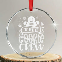 Funny The Cookie Crew Crystal Glass Ornament Christmas Baking Team Gingerbread TS11