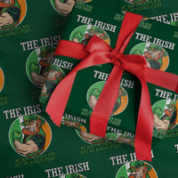 Funny The Irish We Don't Always Win But We Always Fight Wrapping Paper Roll - Wonder Print Shop
