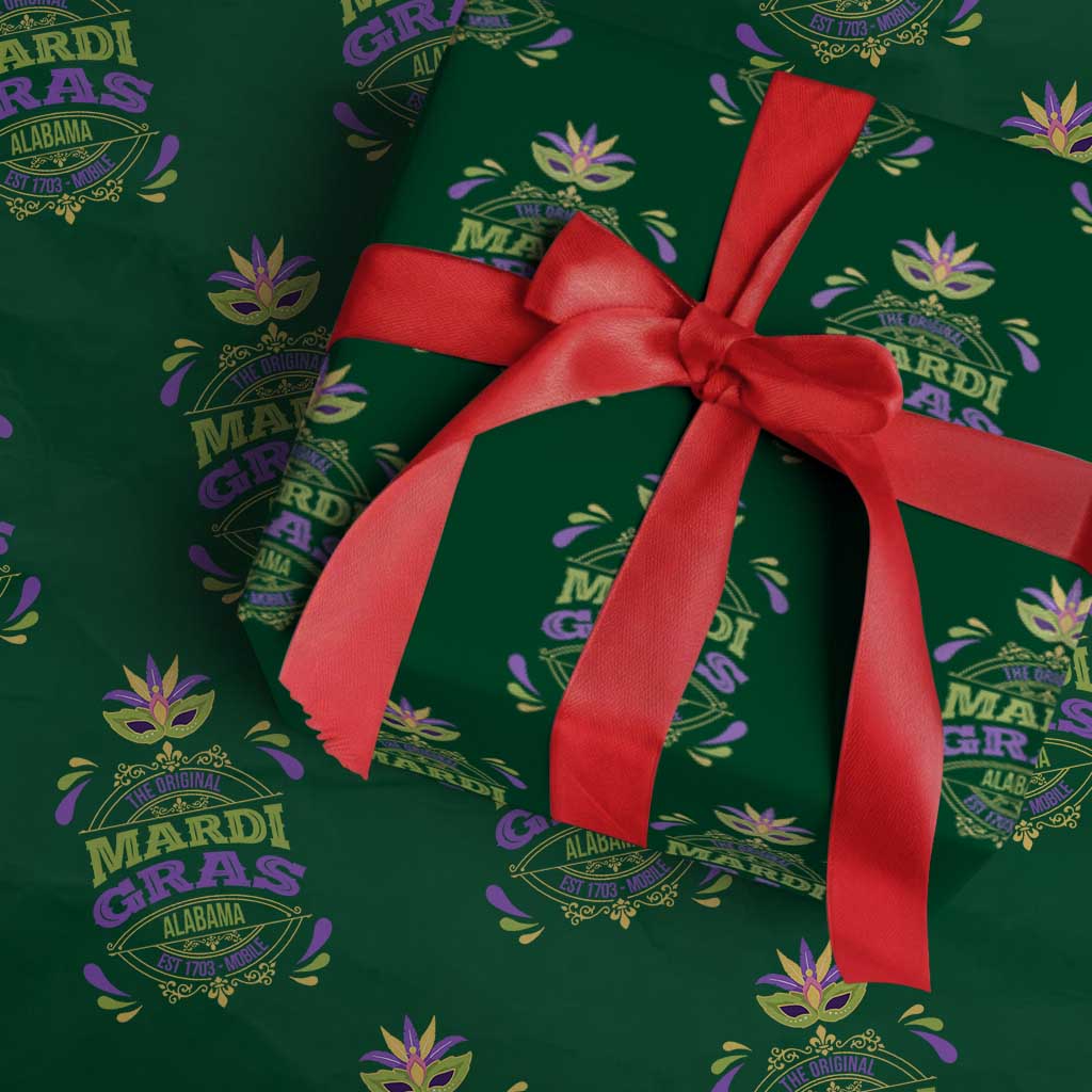 Funny The Original Mardi Gras Mobile Alabama Est 1703 Wrapping Paper Roll