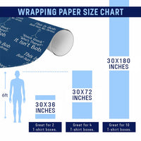 Funny This is Bob Knock Knock Joke Wrapping Paper Roll - Wonder Print Shop