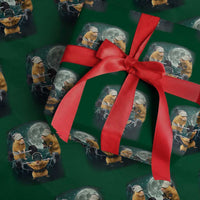 Funny Three Hamster Deadlift Gym Rat Moon Training Weightlifting Meme Wrapping Paper Roll - Wonder Print Shop