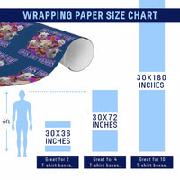 Funny Throat Goat Wrapping Paper Roll Swallows Juicy Wieners Inappropriate Adult - Wonder Print Shop