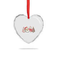 Funny Tis The Season Christmas Heart Crystal Glass Ornament Xmas Holiday Family Matching Santa Xmas Tree - Wonder Print Shop