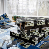 Funny Trashed Panda My Spirit Animal Wrapping Paper Roll Drunk Raccoon in Toilet Meme Hot Mess - Wonder Print Shop