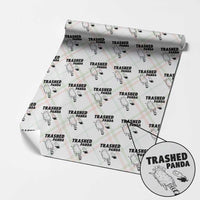 Funny Trashed Panda Wrapping Paper Roll Drunk Raccoon Meme Hot Mess - Wonder Print Shop