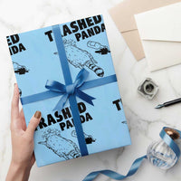 Funny Trashed Panda Wrapping Paper Roll Drunk Raccoon Meme Hot Mess - Wonder Print Shop