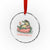 Funny Tropical Alligator Crystal Glass Ornament Everglades Florida FL Summer Vibe - Wonder Print Shop