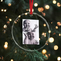 Funny Tuff Baby 67 Meme Crystal Glass Ornament Viral AI Niche Baby Six Seven Hand Gesture - Wonder Print Shop
