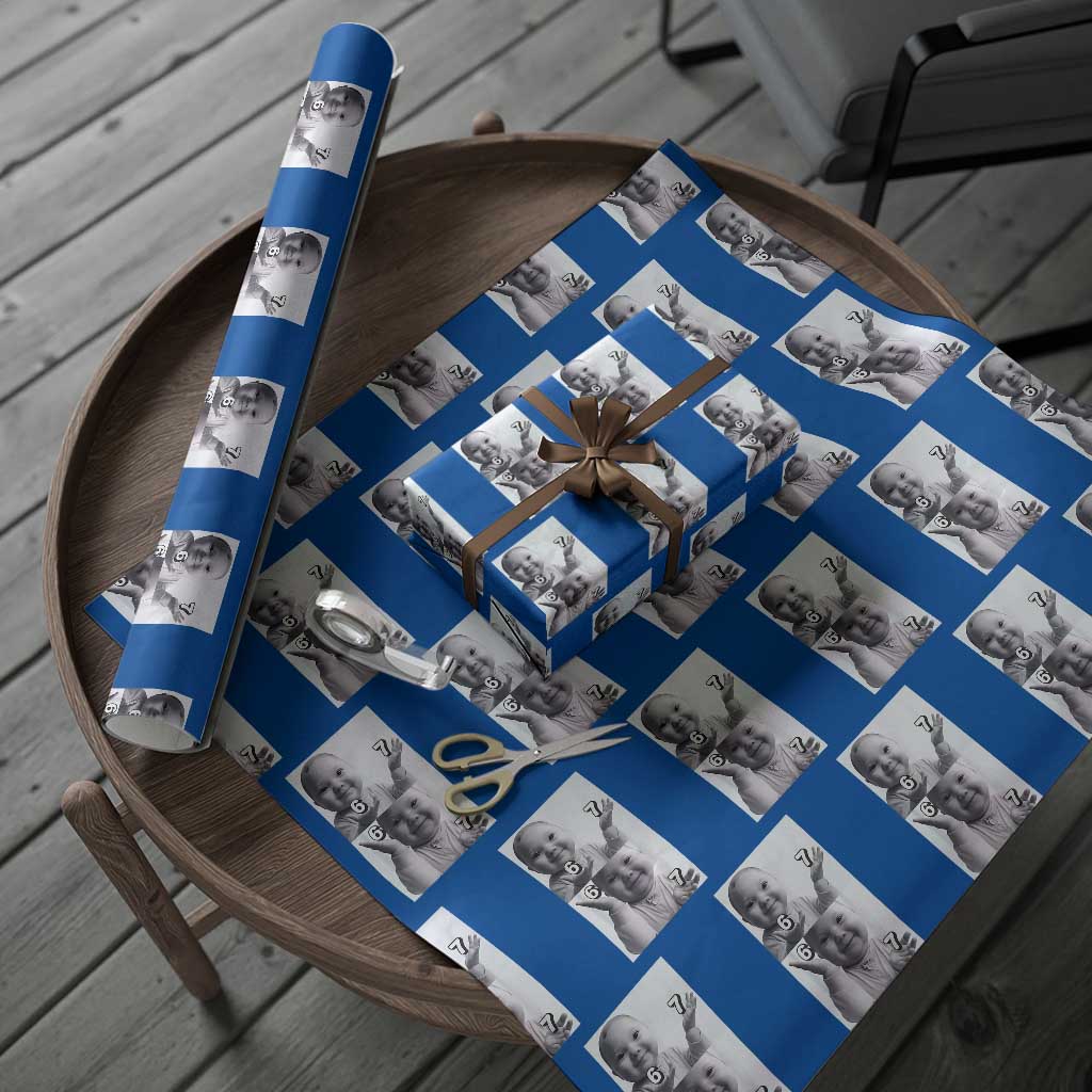 Funny Tuff Baby 67 Meme Wrapping Paper Roll Viral AI Niche Baby Six Seven Hand Gesture - Wonder Print Shop
