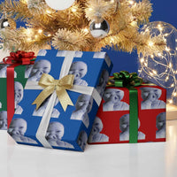 Funny Tuff Baby Giggling Meme Wrapping Paper Roll Viral AI Niche Baby Holding Laugh Face - Wonder Print Shop