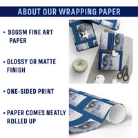 Funny Tuff Baby Giggling Meme Wrapping Paper Roll Viral AI Niche Baby Holding Laugh Photo - Wonder Print Shop